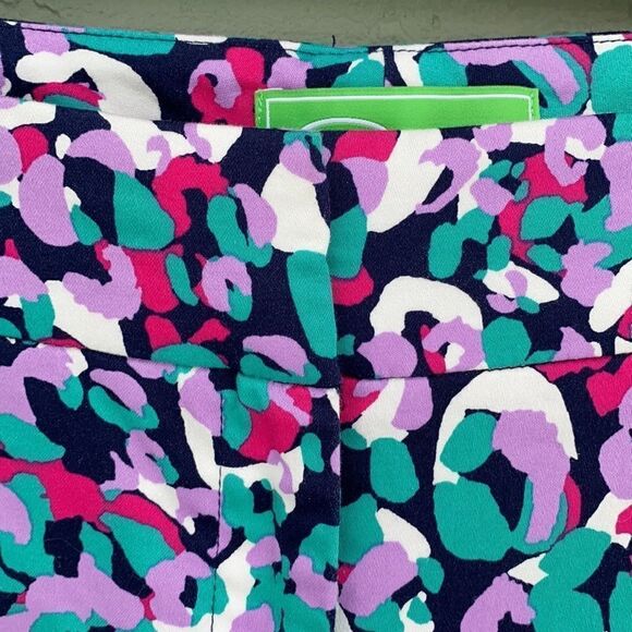 Pappagallo Sz 10  The Chelsea pant in Jade Multi - Picture 4 of 12